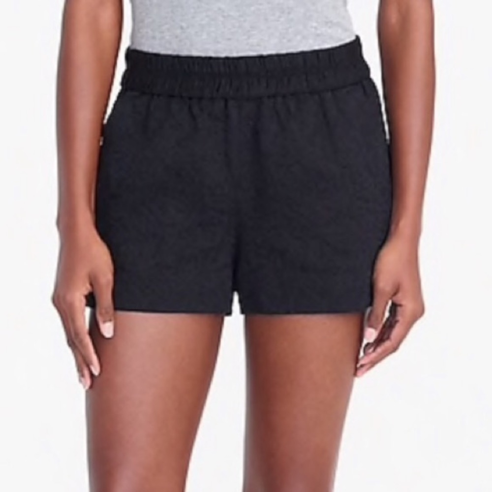 ❤️ J.  Crew Factory Black Jacquard Shorts (2)